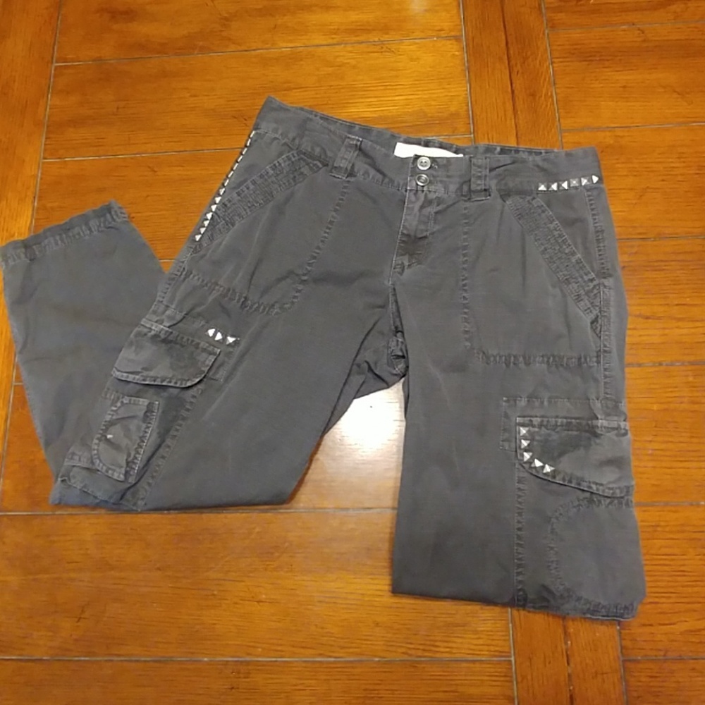 J. Crew Black Cargo Capris